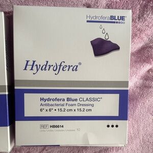 Blue Antibacterial Foam Dressing - Purple